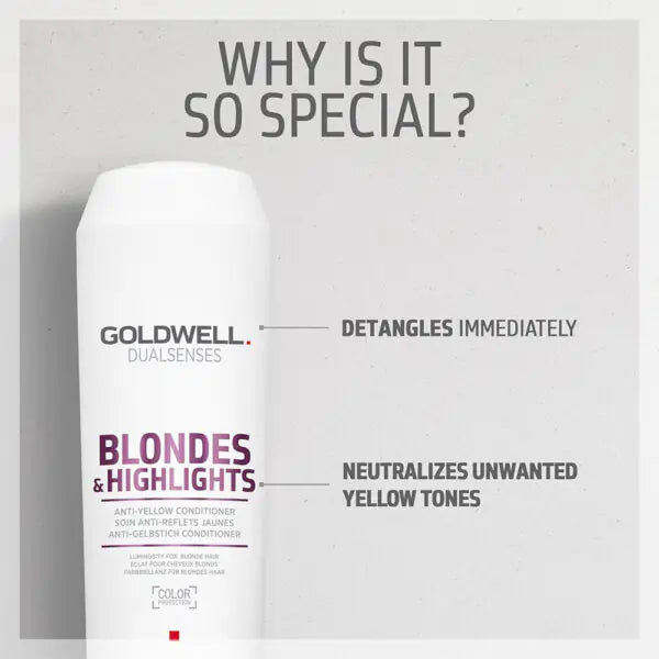 Goldwell Blonde & Highlights Anti-Yellow Conditioner 300ml