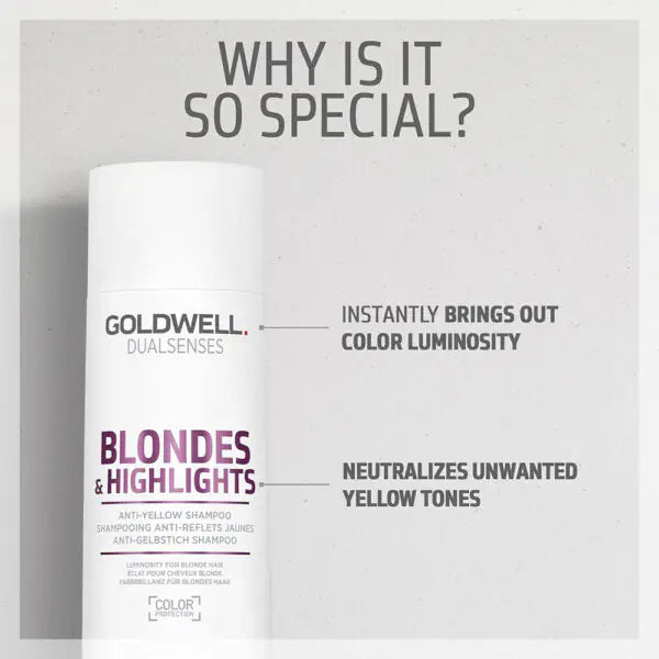 Goldwell Blonde & Highlights Anti-Yellow Shampoo 300ml